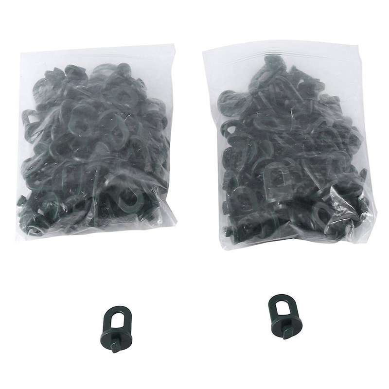 100pcs Greenhouse Hanging Hooks Fastener Tied Buckle Hook Plant Vegetable Grafting Clip Greenhouse