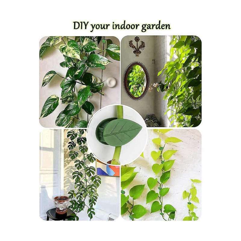 100pcs Plant Clips for Climbing Plants, Strong Self Adhesive Plant Climbing Wall Fixture Clips Invi