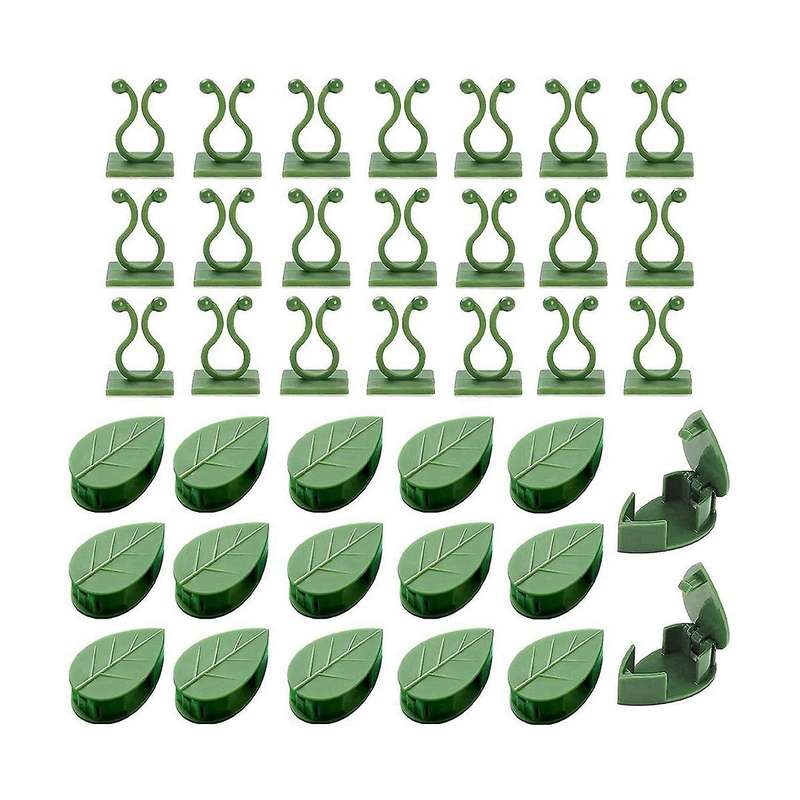 100pcs Plant Clips for Climbing Plants, Strong Self Adhesive Plant Climbing Wall Fixture Clips Invi