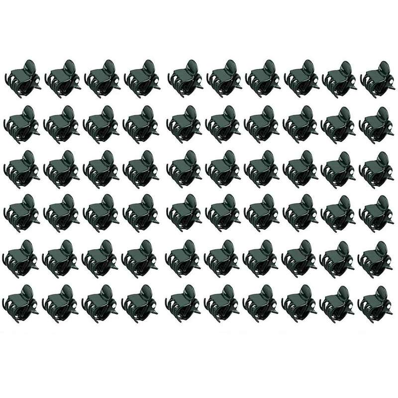 100PCS Orchid Clips Plant Support Clips, Secured Plastic Plant Clip Garden Tomato Plant Support Ste