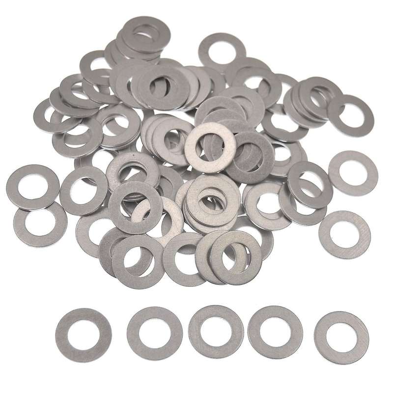 100Pcs Plug Drain Washer Auto Oil Gasket Seal Fits for / 90430-12027 9043012027