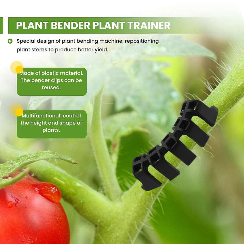100pcs Plant Benders for Low Stress Training, Plant Training Clips, Plant Supports Control The Grow
