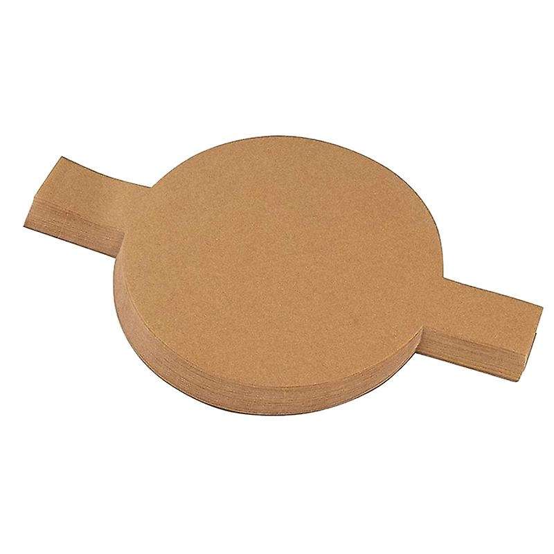 100pcs Precut Circle Cake Pan Liners Round Non-stick Parchment Paper with Lift Tabs for Baking Brow