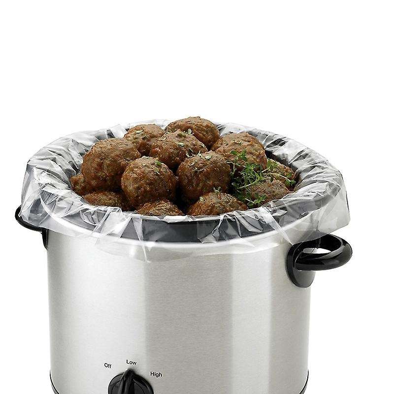 100Pcs Resistance Nylon-Blend Slow Cooker Liner Roasting Turkey Bag for Cooking Medium Size Oven Ba
