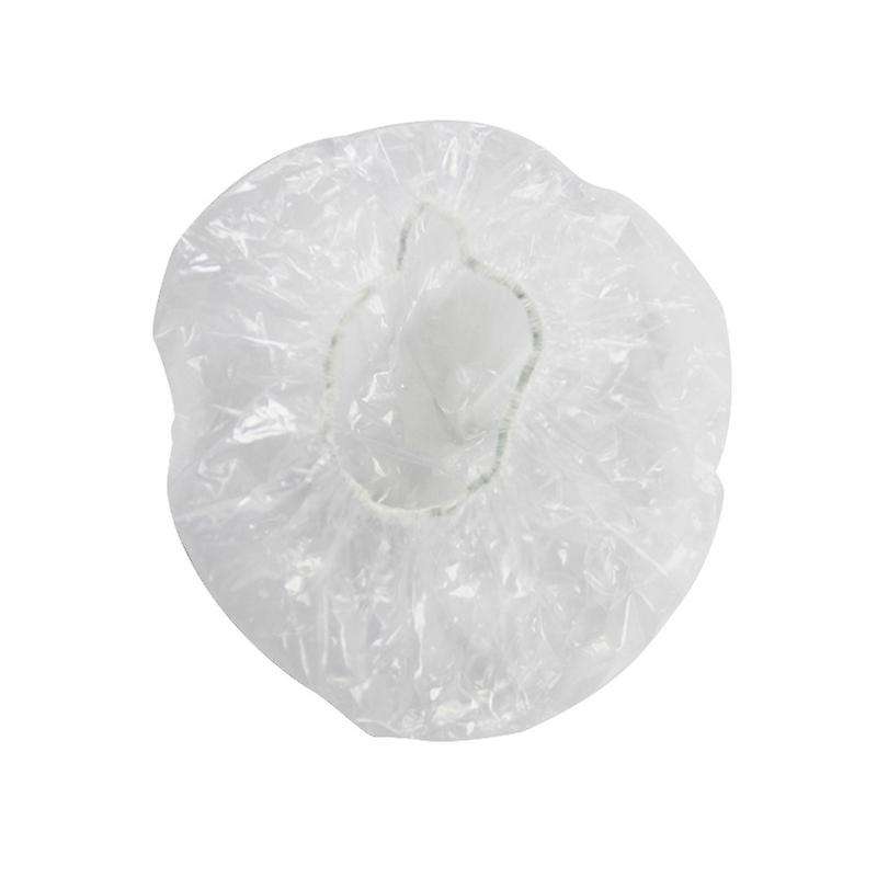 100Pcs Reusable Food Keep Storage Covers Elastic Clear Bowl Covers Dish Plastic Covers for Family Ou