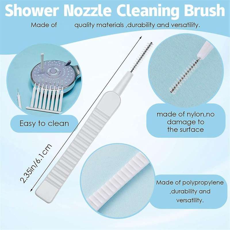 100Pcs Shower Cleaning Artifact Nozzle Cleaning and Dredging Needle Shower Head Cleaning Brush