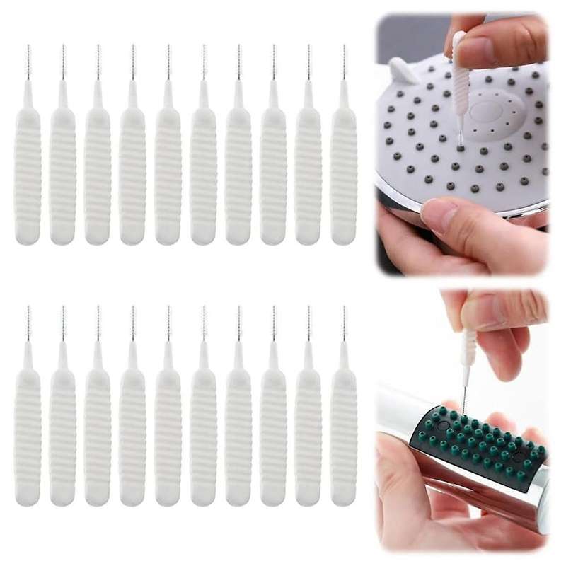 100Pcs Shower Cleaning Artifact Nozzle Cleaning and Dredging Needle Shower Head Cleaning Brush