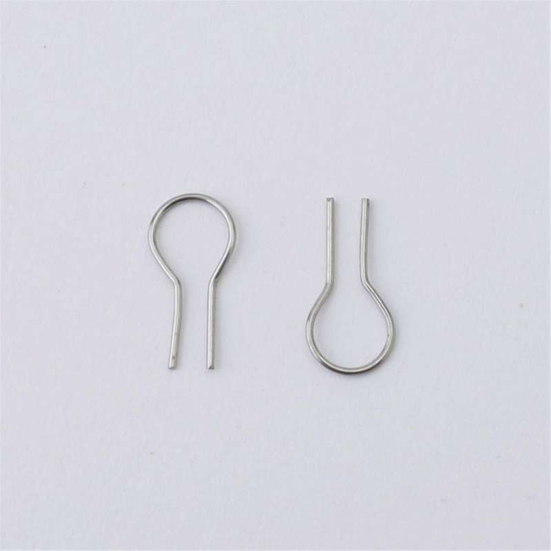 100pcs R-shaped Hanging Burning Needle for Kiln, Glass Fusing & Ceramic,make Diy Pendant Ornament W