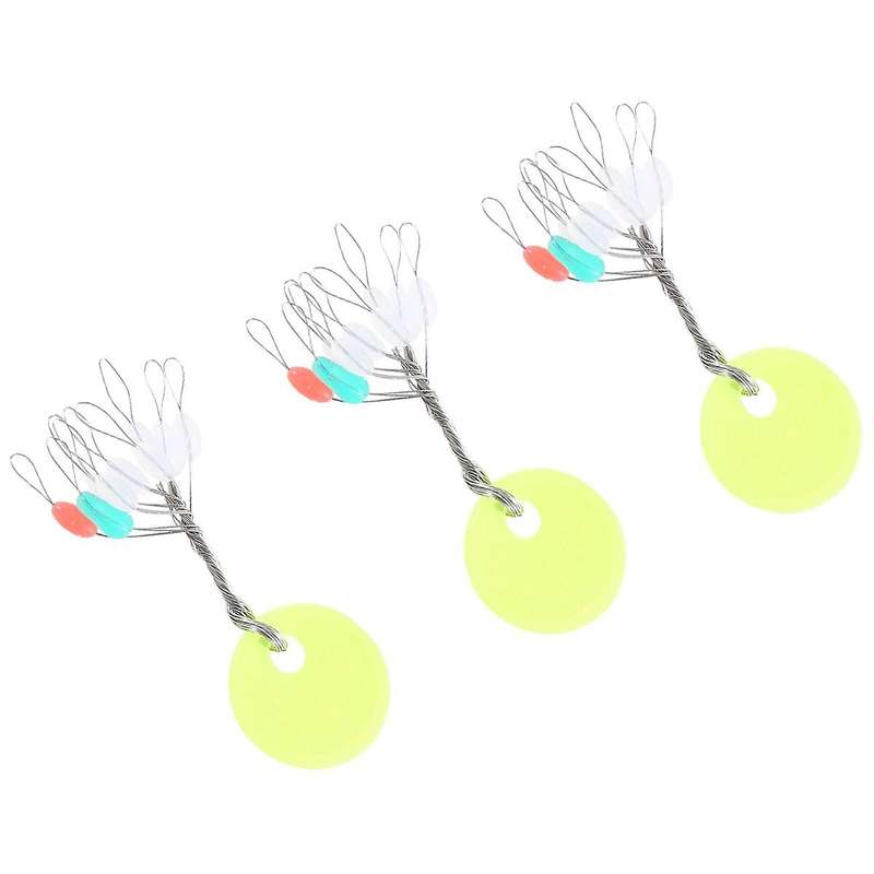 100Pcs Rubber Space Beans Oval Stopper Fishing Spinner Bait Fish Sport Tool Handmade Cake Chocolate