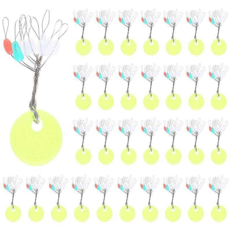 100Pcs Rubber Space Beans Oval Stopper Fishing Spinner Bait Fish Sport Tool Handmade Cake Chocolate