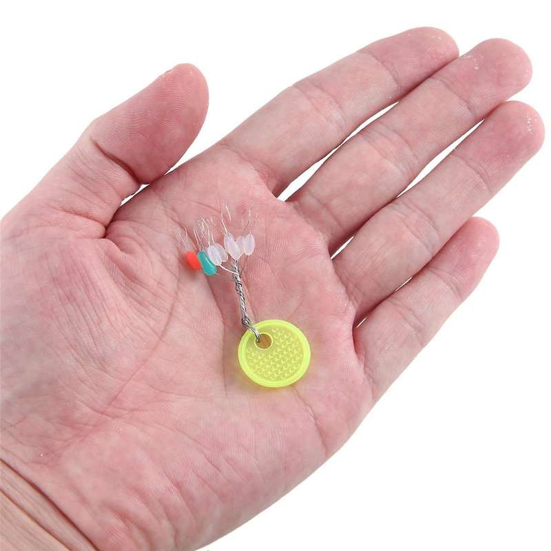 100Pcs Rubber Space Beans Oval Stopper Fishing Spinner Bait Fish Sport Tool Handmade Cake Chocolate