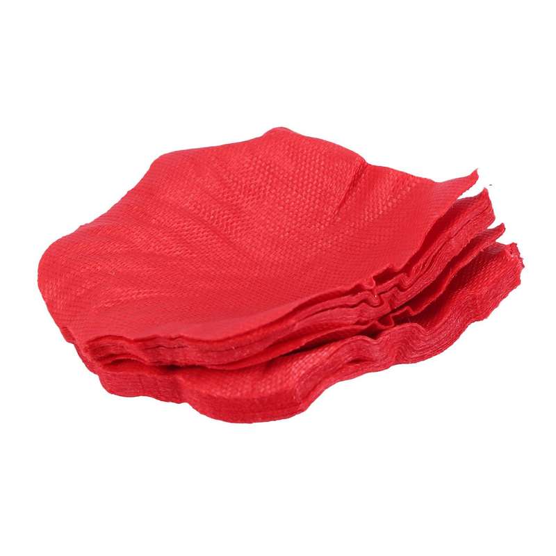 100pcs Roses petals artificial flowers for wedding Decoration - Gradual Red