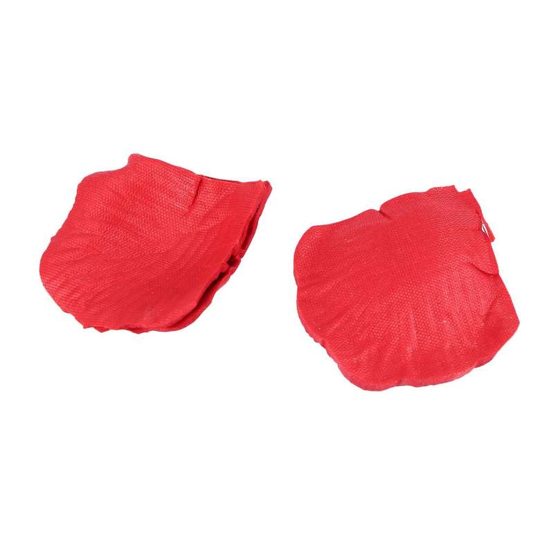 100pcs Roses petals artificial flowers for wedding Decoration - Gradual Red