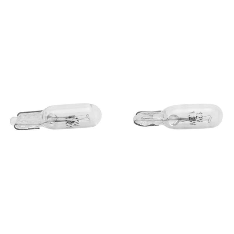 100Pcs T5 Halogen Bulb Car Instrument Panel Lamp Auto Wedge Dashboard Lamp 1.2W 12V Warm White