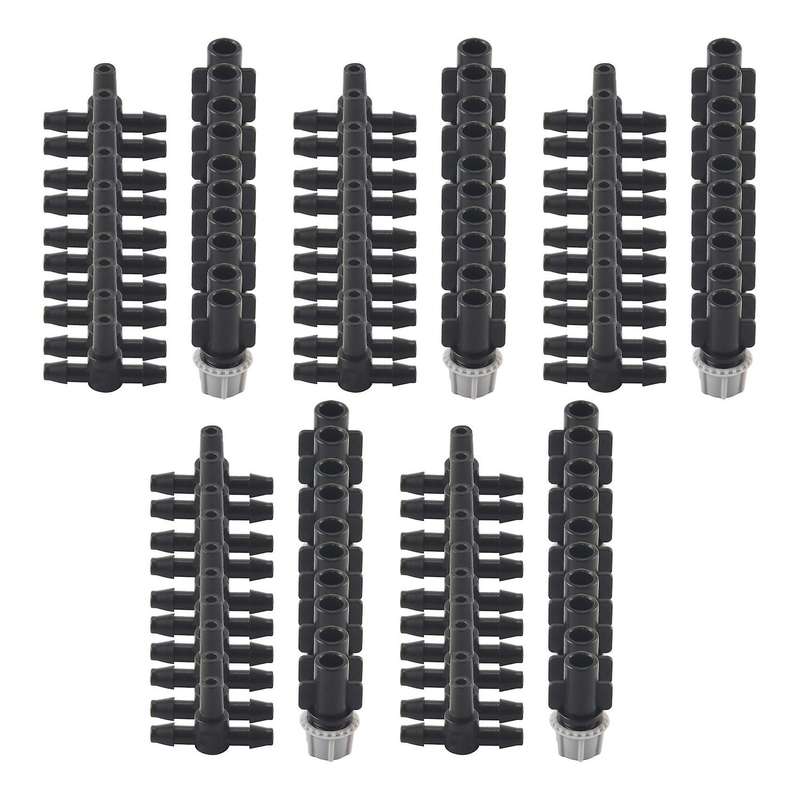 100Pcs(50 Pairs)Garden Irrigation Kit Adjustable Atomization Kit