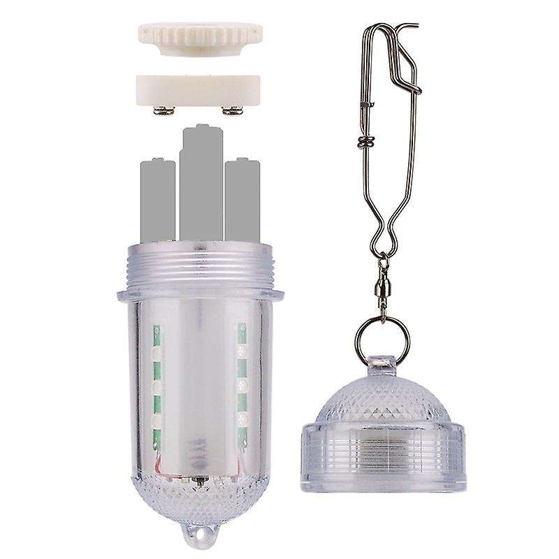 100W 12 LED Submersible Green Fishing Light Underwater Fish Finder Lamp By AA Battery