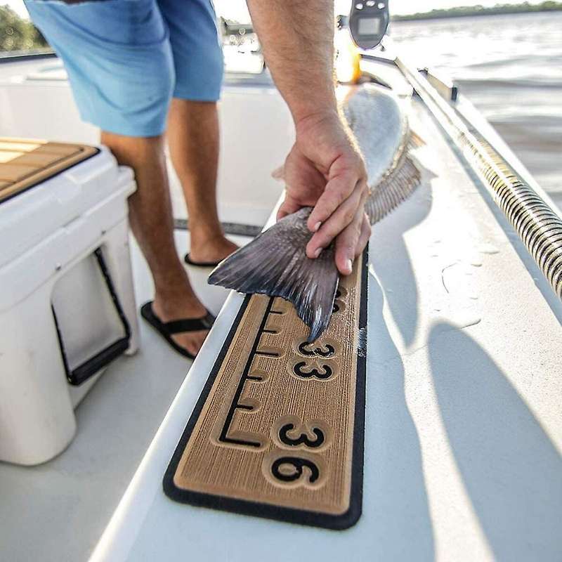 100x15cm EVA Foam Fishing Measuring Sticker Self-Adhesive Backing Ruler Fish Measurement for Fishing