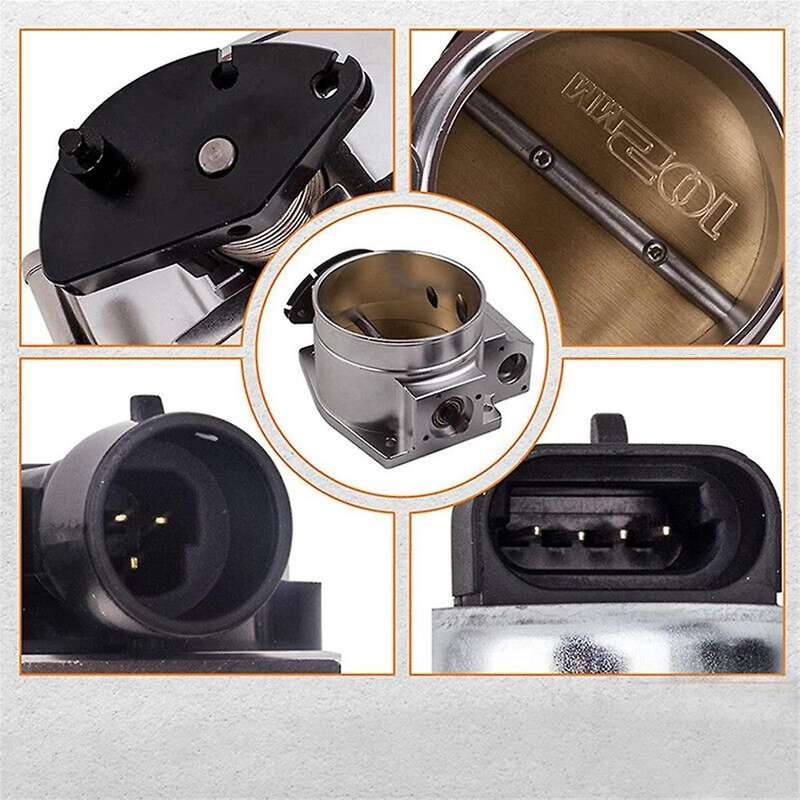102mm Aluminum 4 Bolt Throttle Body + IAC for Gen III LS1 LS6 LS7 LSX