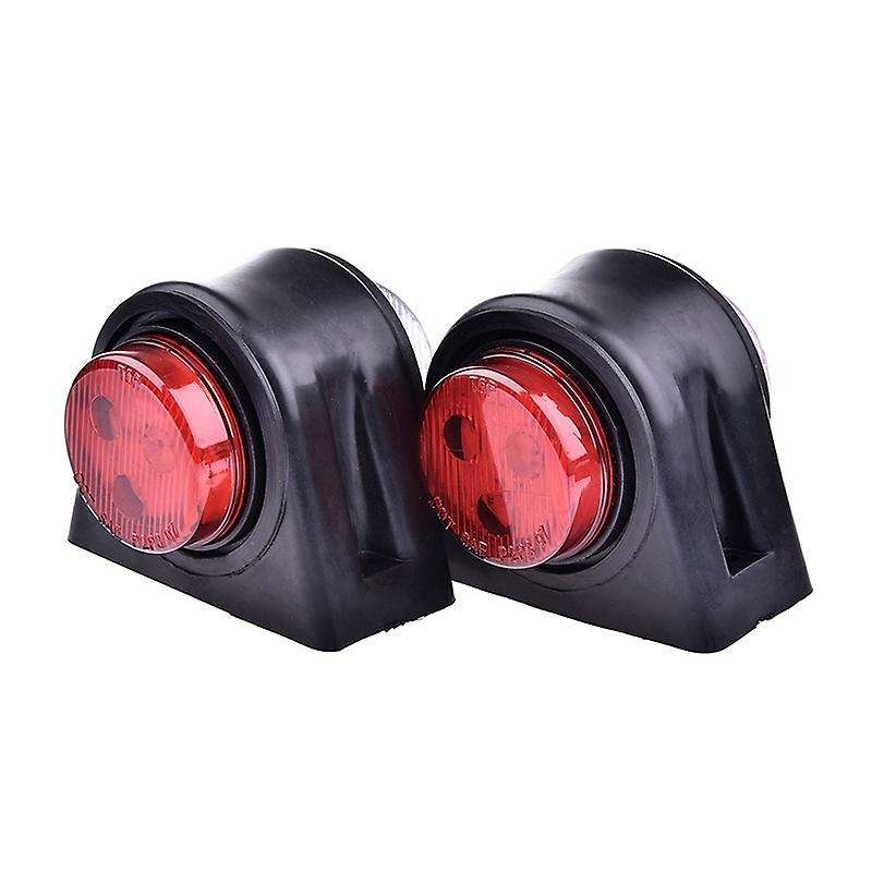 10-30V Car Truck Led Side Marker Light Double Side Indicator Lamps Red White for Trailer Lorry Van