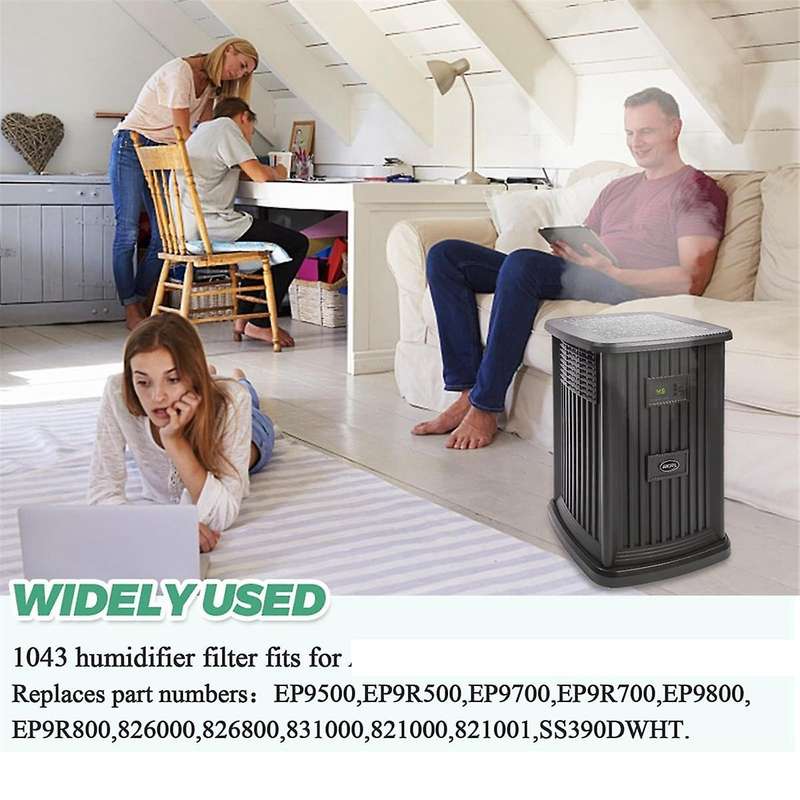 1043 Super Humidifier Wick Filters (3 Pack) Replacement for Essick Evaporative Humidifiers Series