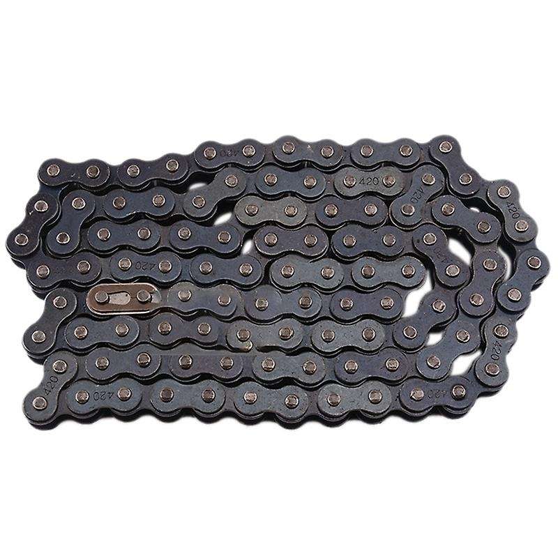 104-Link Chain Motocross Chain 420 Sprocket Chain ATV Set Chain Link Drive Chain for Motorcycle Moto