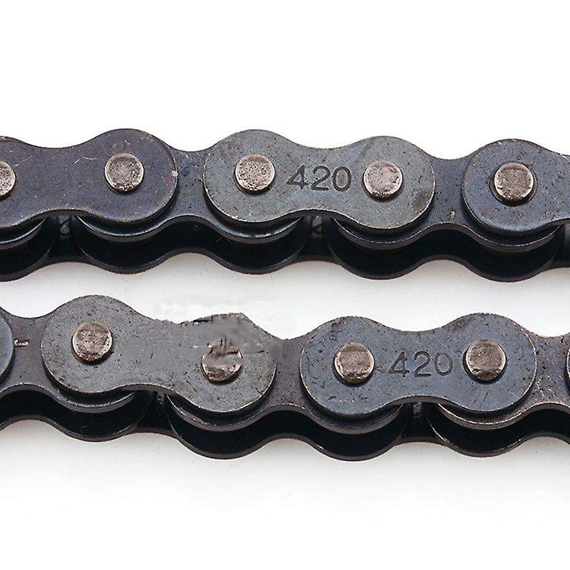 104-Link Chain Motocross Chain 420 Sprocket Chain ATV Set Chain Link Drive Chain for Motorcycle Moto