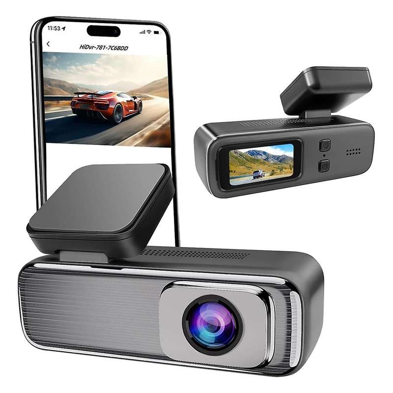 1080P Car Dash Camera Front,1.47In IPS Screen Mini Car Camera 24 Hours Parking Mode,Loop Recording G