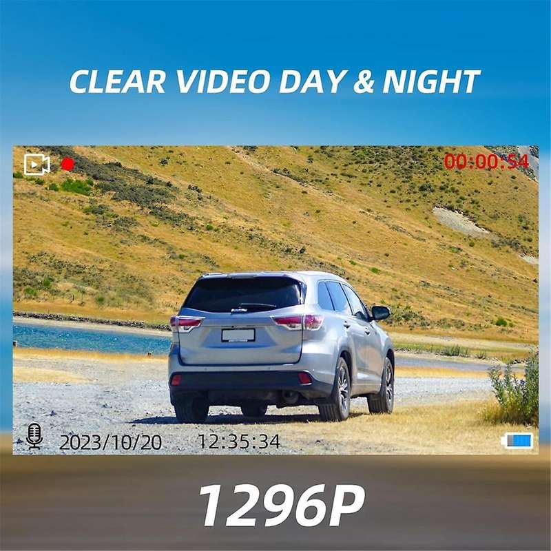 1080P Car Dash Camera Front,1.47In IPS Screen Mini Car Camera 24 Hours Parking Mode,Loop Recording G