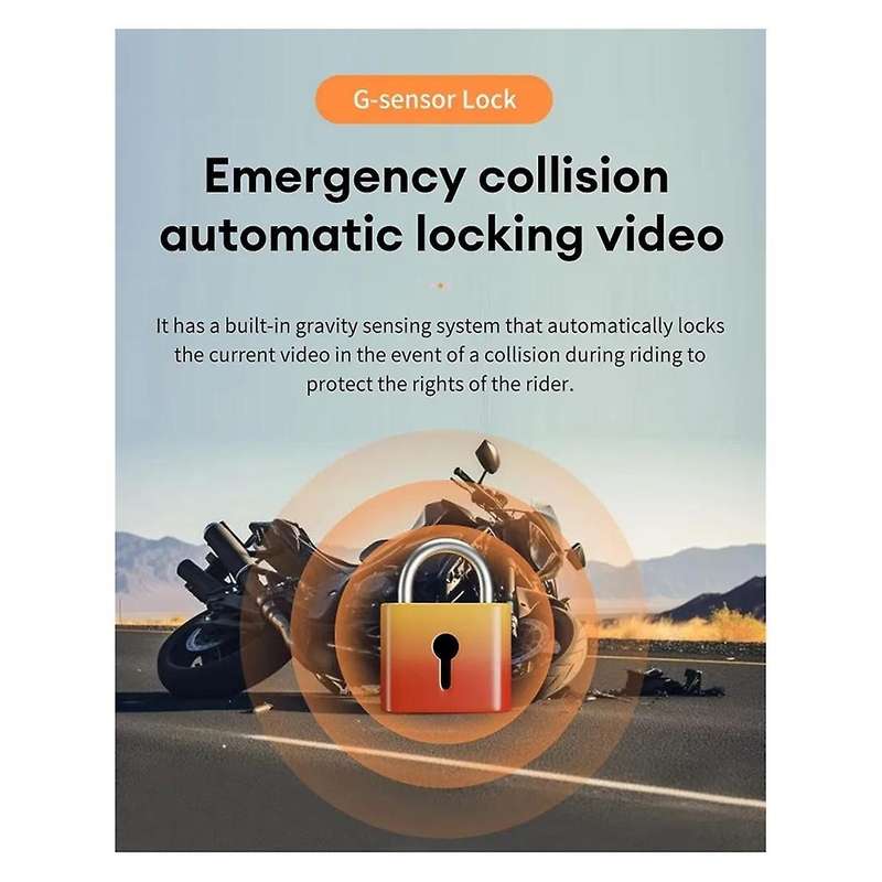 1080P Waterproof Motorcycle Camera DVR Motorcycle Dashcam 3.0 Inch Front Rear Camera Video Motorcycl