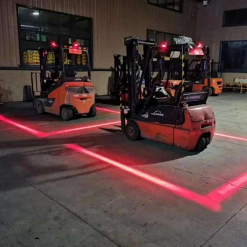 10-80v 7303s Forklift Led Warning Light Linear Area Safety Light Forklift Reversing Indicator Light