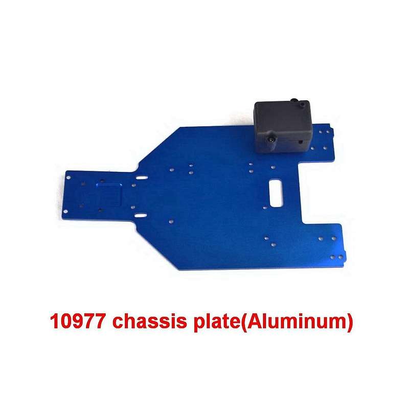 10977 Aluminum Alloy Chassis Plate for Rc Car Remote Control Toys Parts Fit Rh1043/1045 Rear Axle D