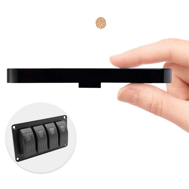 10-Bit Bluetooth Switch Panel, Push Button Switch Auxiliary Panel, Touch Type Backlit Membrane Cont