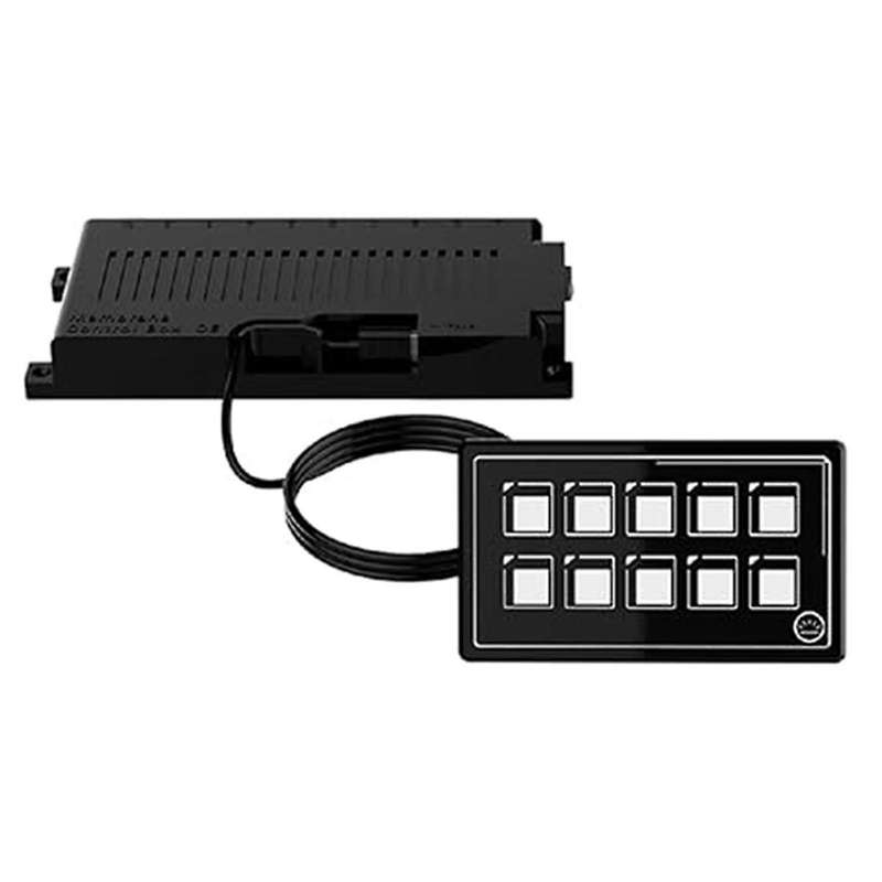 10-Bit Bluetooth Switch Panel, Push Button Switch Auxiliary Panel, Touch Type Backlit Membrane Cont