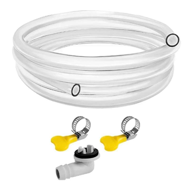 10ft Air Conditioner Drain Hose 3/5 Inch Portable AC Drain Hose Connector Universal Air Conditioner