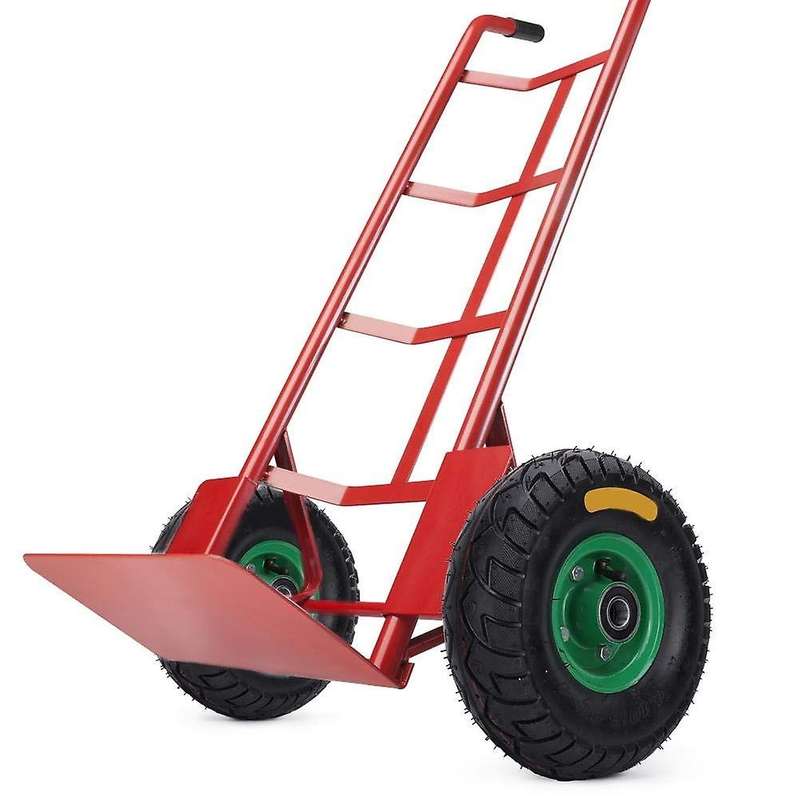 10in 4.10/3.50-4 Tires Wheels, 6204- Bearing Rubber Inflatable Tool Cart Tire Wheel, Rubber Hand Tru
