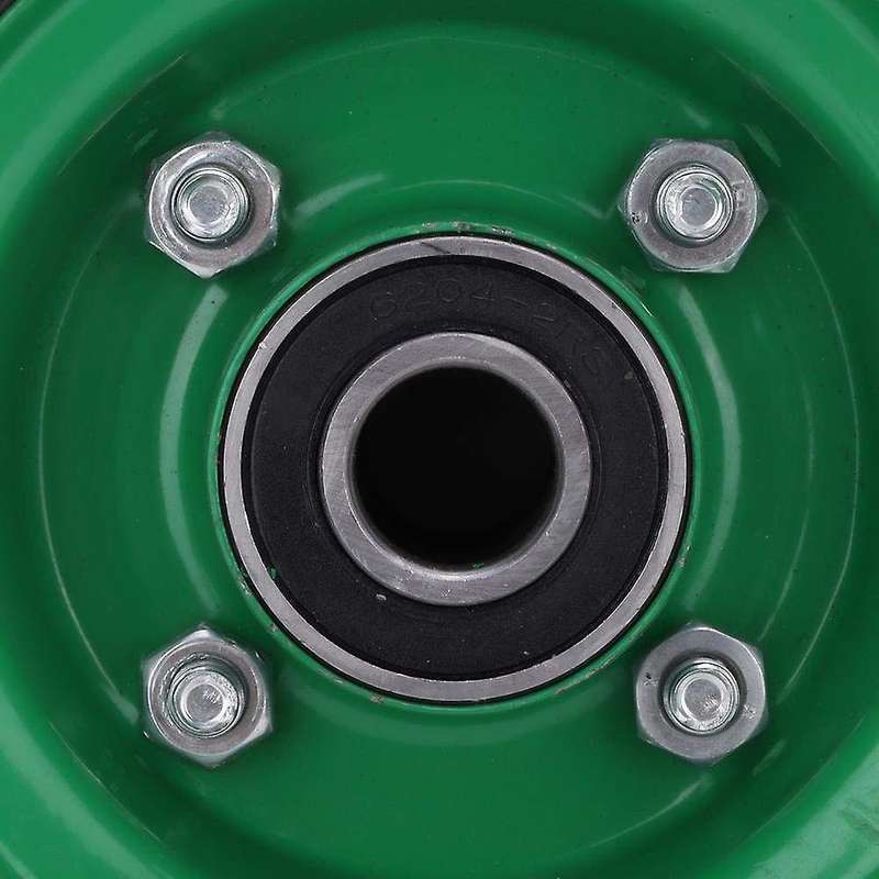 10in 4.10/3.50-4 Tires Wheels, 6204- Bearing Rubber Inflatable Tool Cart Tire Wheel, Rubber Hand Tru