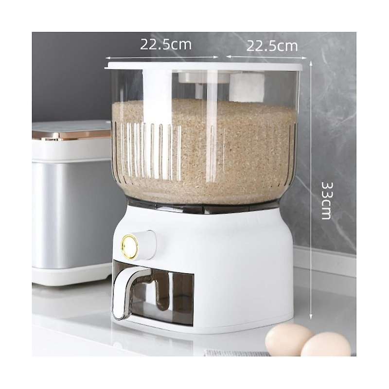 10kg Kitchen Nano Bucket Insect-proof -proof Sealed Rice Bucket Grain Pet Food Storage Container Ri