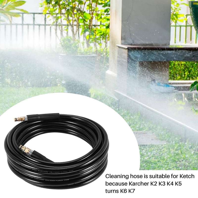 10M High Pressure Cleaner Car Wash Hose Compatible Karcher K2 K3 K4 K5 K6 K7