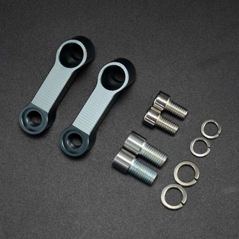 10MM 8MM Motorcycle Rearview Mirrors Extension Riser Extender Adapter for Universal Parts D