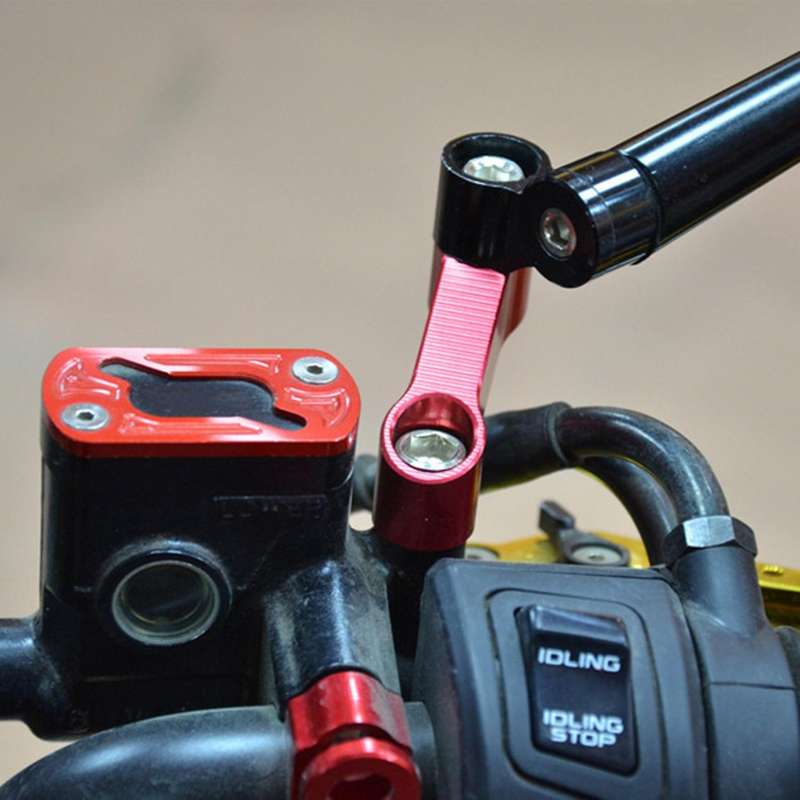 10MM 8MM Motorcycle Rearview Mirrors Extension Riser Extender Adapter for Universal Parts D