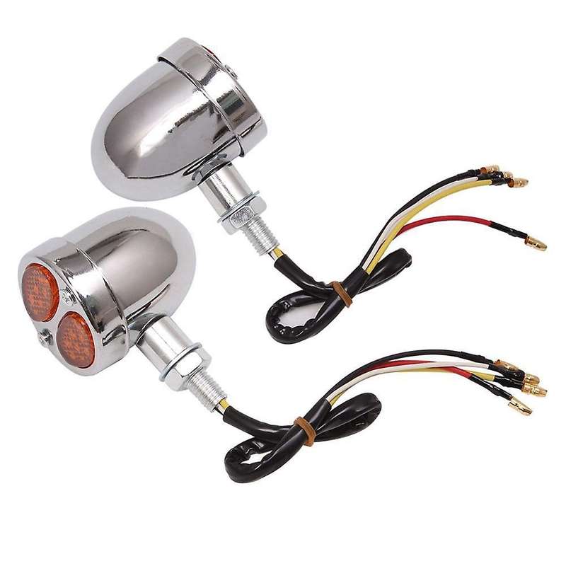 10mm Motorcycle 20 LED Driving Brake Turn Signal Lights Blinker Front Rear Lights Indicator for 883