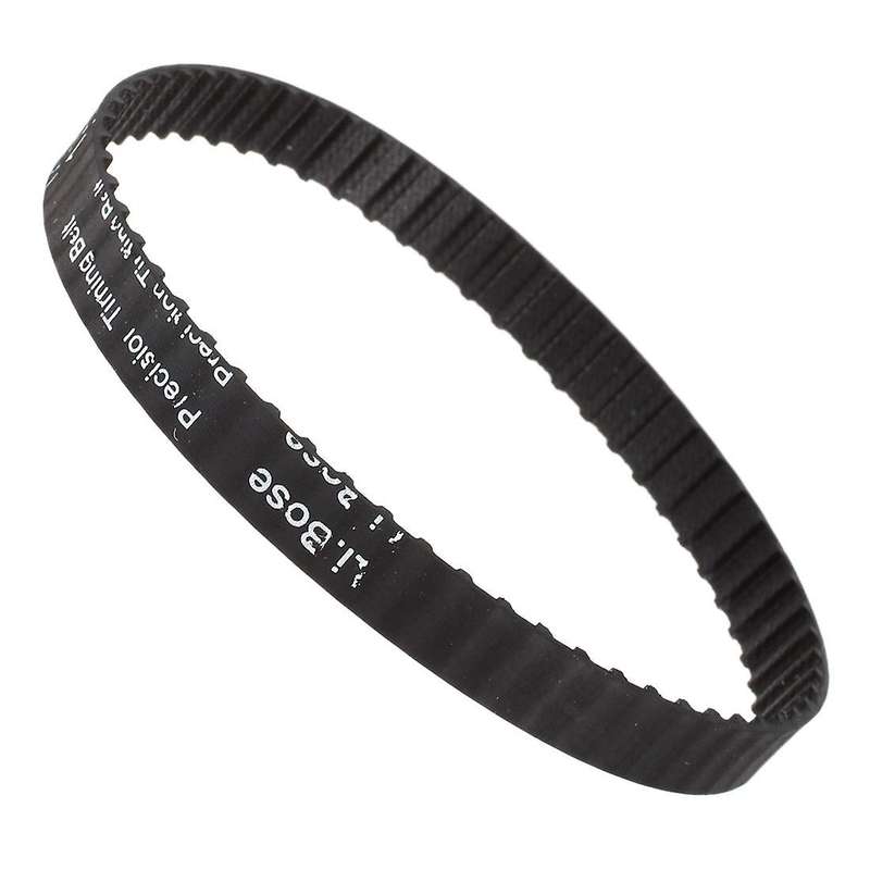 10mm Wide 5.08mm Pitch 60 Teeth 60t Cog Timing Belt Black 120xl