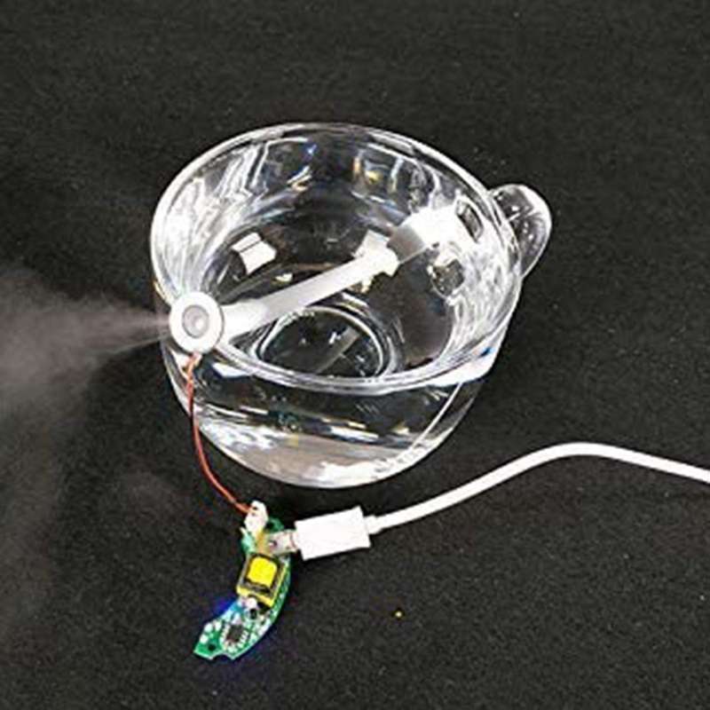 10-pack 20mm Ultrasonic Mist Maker Fogger Ceramics Discs with Wire and Sealing Ring