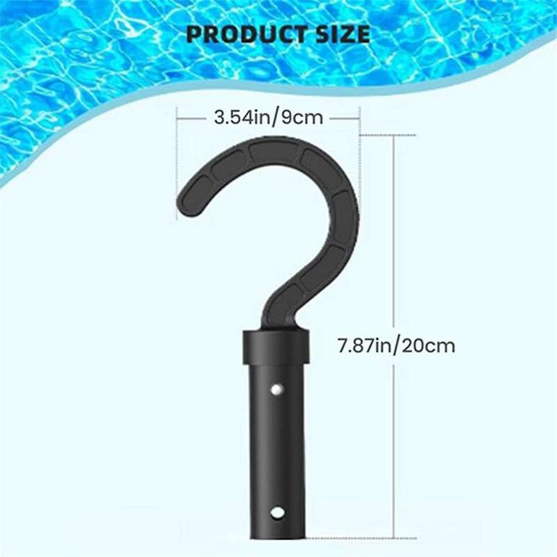10Pack Black Hook for Robotic Pool Cleaners for All Pool Robot Cleaners, for Pool or Underwater