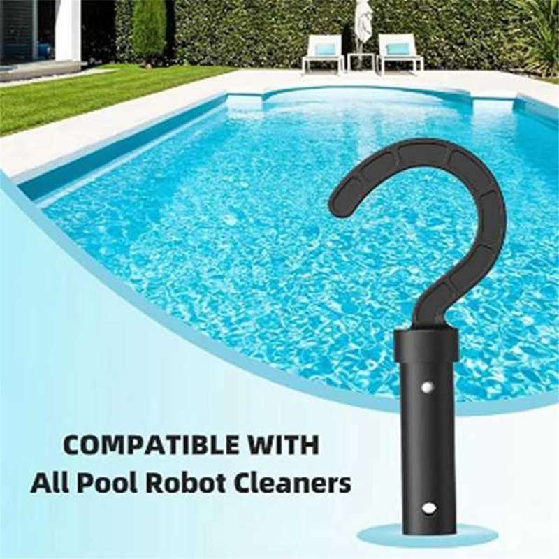 10Pack Black Hook for Robotic Pool Cleaners for All Pool Robot Cleaners, for Pool or Underwater