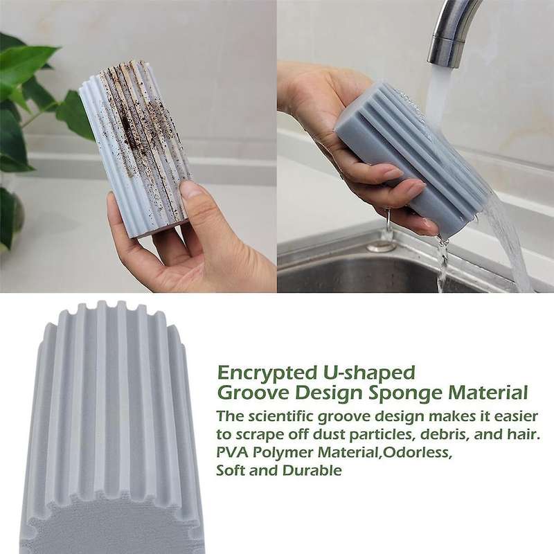 10pack Damp Clean Duster Sponge, Sponge Cleaning Brush, for Housekeeping,dish,blinds, Glass,baseboar