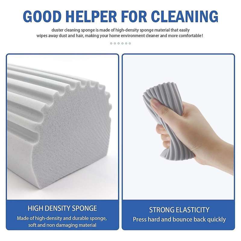 10pack Damp Clean Duster Sponge, Sponge Cleaning Brush, for Housekeeping,dish,blinds, Glass,baseboar