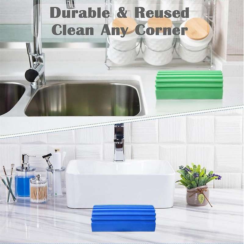 10pack Damp Clean Duster Sponge, Sponge Cleaning Brush, for Housekeeping,dish,blinds, Glass,baseboar