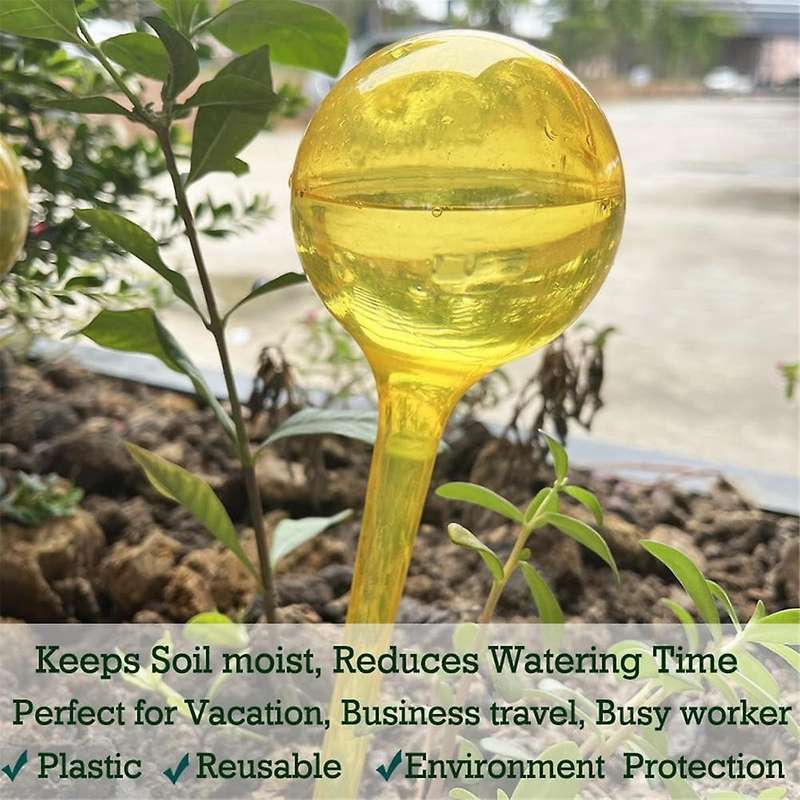 10Pack Automatic Watering Bulbs Self-Watering Globes Plastic Self Watering Bulbs for Indoor Outdoor