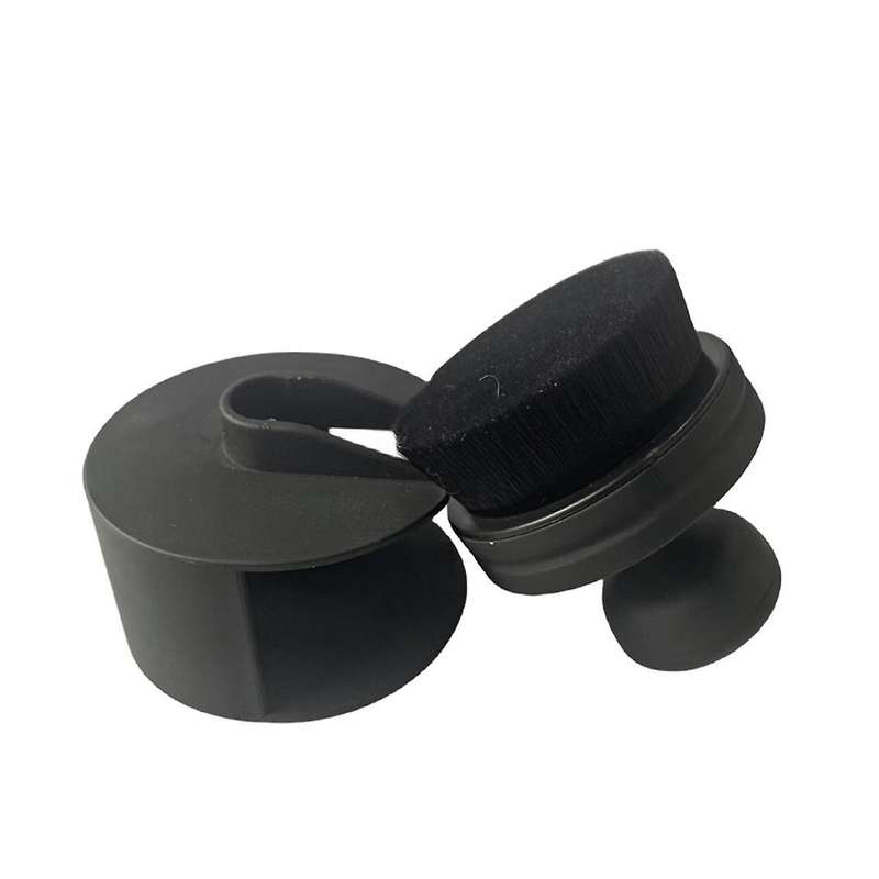 10PC Car Tire Detailing Brush Auto Detail Brush Portable CarTire Brush with Seal Cover High Density